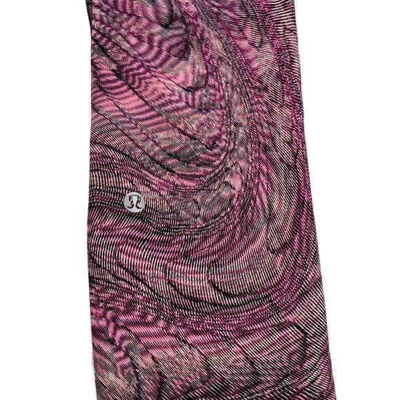Lululemon Women’s High-Rise Sonic Pink  Reflection Tight Nulux In Size 8 - Picture 7 of 8
